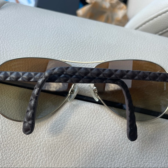 Authentic Chanel Aviator Glasses - Picture 4 of 4